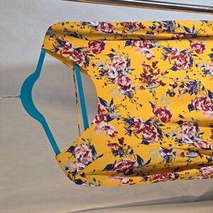 Speechless Dress, Size XS Juniors', Yellow, Floral